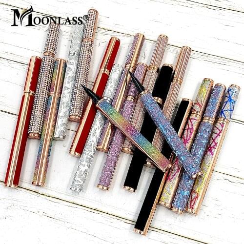 Magic Self-Adhesive Eyeliner Pen Glue-Free Waterproof Makeup Eye Liner Pencil Vendors Long Lasting Magnetic-Free Glue Pen