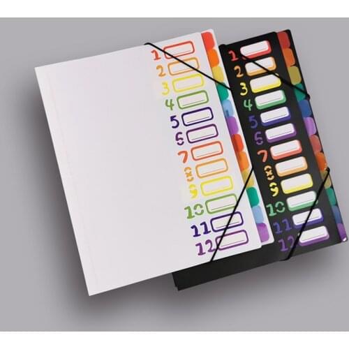 Multi Layer A4 Folder Data Book PP Student Test Paper Storage Folder Music Score Classification Folder Storage Bag Storage Book