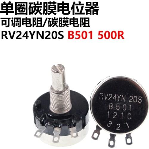 New RV24YN20S B501 500R ohm Potentiometer