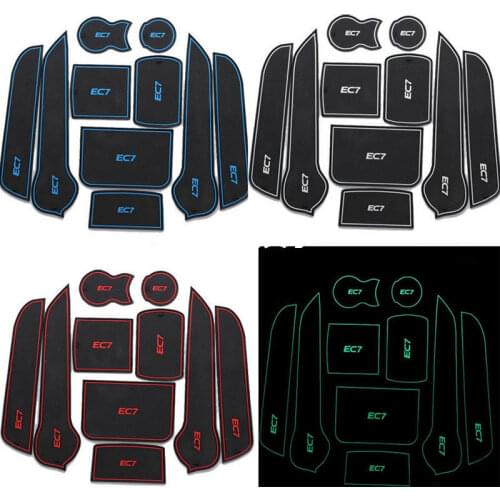Geely Emgrand 7 EC7 EC715 EC718 Emgrand7 E7,EC7-RV EC715-RV EC718-RV EC-HB Emgrand7-RV,Car door gate slot Non-slip mat,cup holde