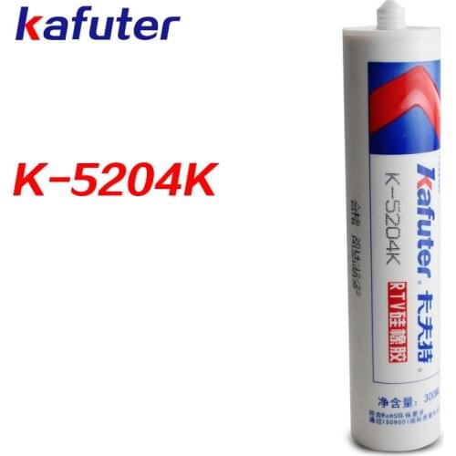 Kafuter 300ml k-5204k LED thermal conductive silicone CPU bonding adhesive quick-drying thermal silica coefficient 1.6 white
