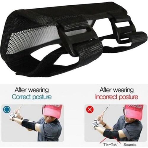Golf Swing Trainer Aids Elbow Correction Brace Straight Arm Corrector Support Practice ASD88