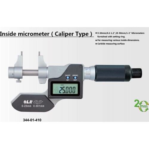Inside Micrometers Caliper Type 5-30mm 25-50-75-100mm 0.001mm