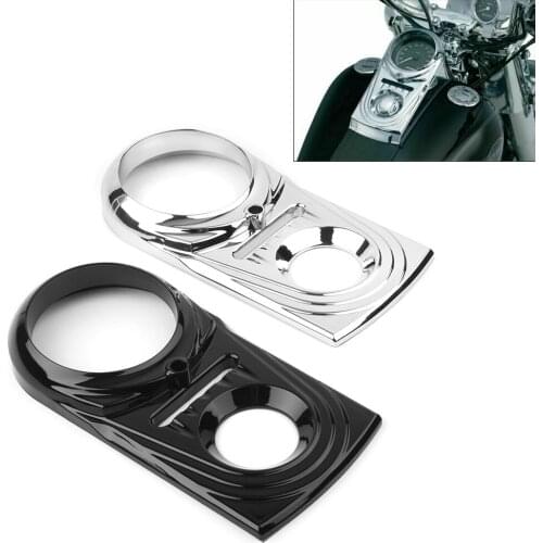 Motorcycle Dash Panel Insert Cover For Harley Dyna Wide Glide 1993-2003 & Softail 2000-2017