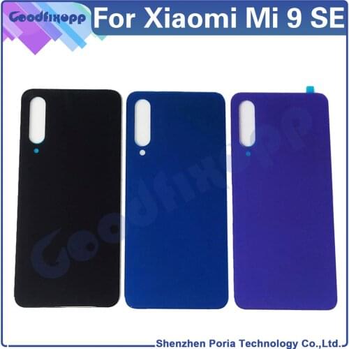 For Xiaomi Mi 9 SE Battery Back Cover Rear Case Cover Rear Lid Parts Replacement For Xiaomi Mi 9SE M1903F2G Mi9 SE Cover
