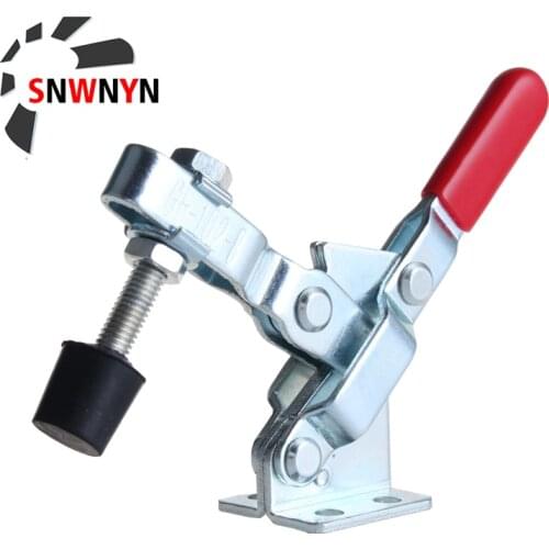 1/2/4PCS GH-102B 100KG Vertical Quick-Release Toggle Clamps Woodwork Horizontal Red Toggle Clamp Set Heavy Duty Tools Accessory