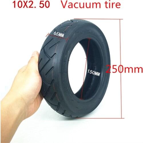 10 inch electric scooter vacuum tire 10X2.50 / 2.25 thick vacuum tire free inner and outer tire 10 * 2.50