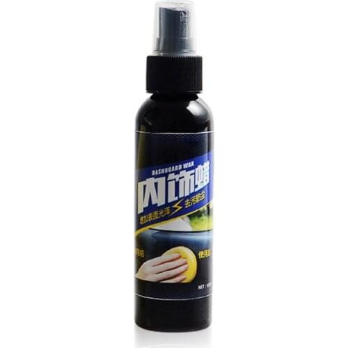 30ML Car Vehicle Wax Interior Restorer Dashboard Seat Glossing Maintenance Tool Auto Interior Car Cleaner
