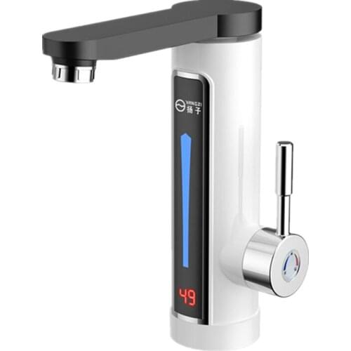 3000W Temperature Display Instant Hot Water Tap Tankless Electric Faucet Kitchen Instant Water-Heater Faucet Water Heating Tap