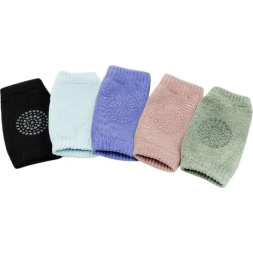 5 Pairs Infant Toddler Baby Adjustable Elastic Knee Elbow Leg Warmer Knee Safety Protection Anti-Skid Kneepads Baby #20