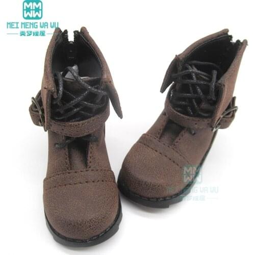 BJD accessories doll shoes for 65-75cm SD17 POPO68 BJD Uncle fashionable Martin boots, leather shoes