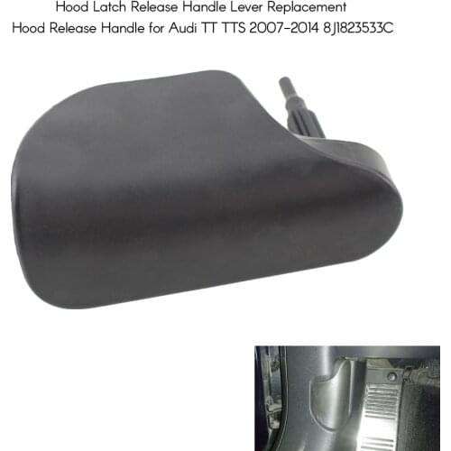 Car Styling Hood Latch Release Handle Lever Replacement Hood Release Handle for Audi TT TTS 2007-2014 8J1823533C