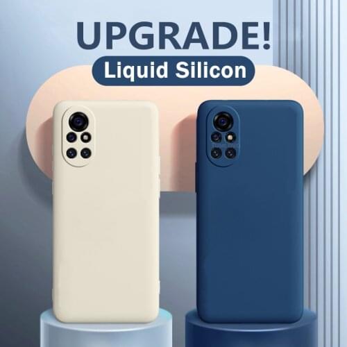 Liquid Silicone Case For Redmi Note 10S 9S 9 Pro Max 8 7 9A 9C K40 K30S 10X Pro Soft Case For Xiaomi POCO X3 NFC F3 Full Cover