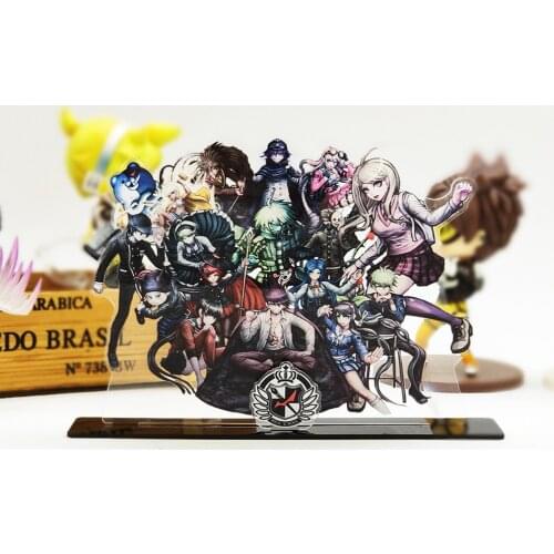 Danganronpa V3 Killing Harmony acrylic stand figure model plate holder topper anime Monobear Kaito Kaede Shuuichi Kiibo Maki