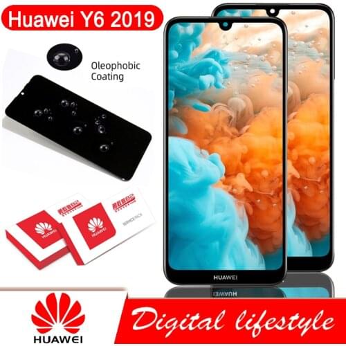 Original for Huawei Y6 2019/ Y6 Pro 2019/ Y6 Prime 2019 LCD Display Screen Touch Digitizer with Frame LCD Display Touch Parts