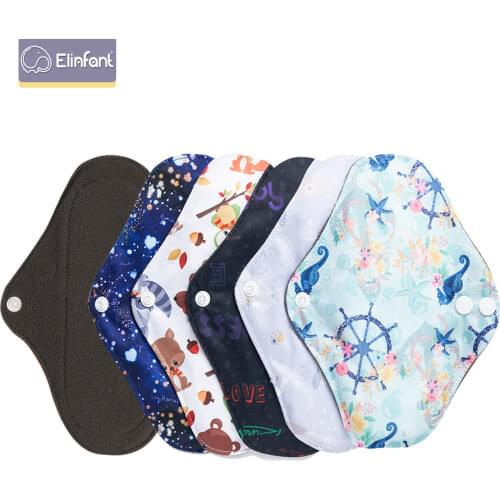 Elinfant newborn size within 5kg bamboo charcoal cloth diapers waterproof pul eco-friendly Diaper Ecological