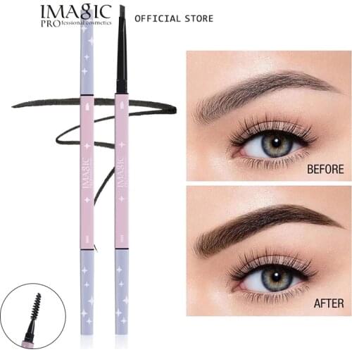 IMAGIC Eyebrow pencil waterproof natural superfine eyebrow trimming wax hair fluffy moisturizing gel cosmetic soap eyebrow