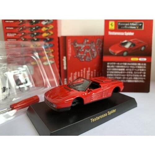 KYOSHO 1/64 FERRARI Testarossa Spider Collect die casting alloy assembled trolley model