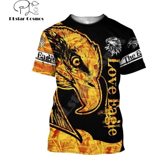 Summer Hipster Men t-shirt Beautiful Animal Eagle Tattoo 3D Printed Harajuku Short sleeve T shirt Unisex Casual tops TX0196
