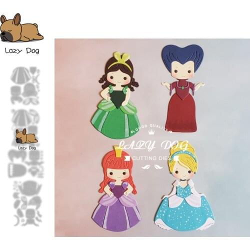 Fairy tale characters Metal Cutting Dies Scrapbooking Stencil DIY Mold Craft Embossing Die Cuts Card Making New Dies For 2021