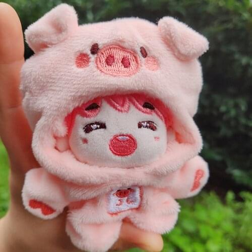 Limit Cute pink pig jumpsuits plush doll clothes toy costume clothing lovely thoughtful Cos cosplay christmas Gift