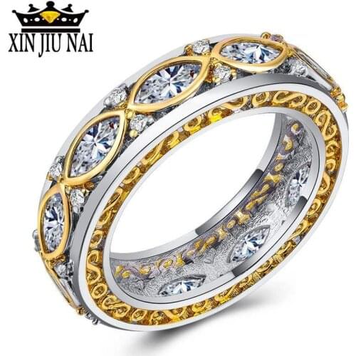 Top Quality Simple 925 Slive Wedding Engagement Rings For Men Cubic Zircon Valentines Day Gift Jewelry Girlfriend Ring