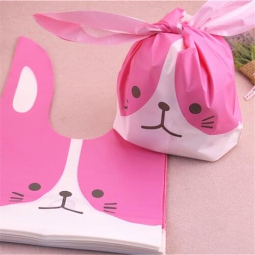 Wholesale 50pcs/lot 20x33cm Wedding Candy Packaging Bags Sachet Plastique for Snack Large Plastic Cookie Present Bags