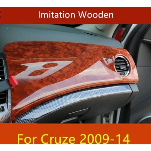 Imitation Wood Gear Winsow Switch Steering Wheel Shift Door Handle Decorated Frame For Chevrolet Cruze 2009 101112131415 CAA146B