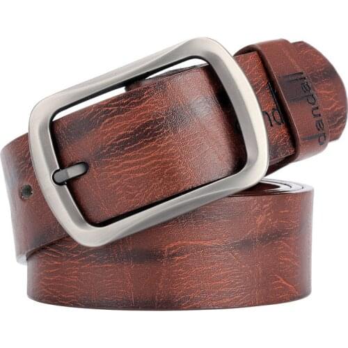 Men Vintage Leather Belt High Quality Luxury Designer Belts Male fashion Pin buckle jeans Belt Strap Width 3.7cm Waistband Z30