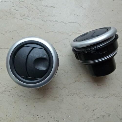 Caravan RV Marine Boat Yacht 72mm Diameter Air Conditioning Ventilation Outlet Silver Black LS72