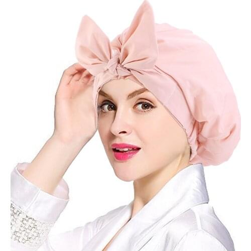 Shower Waterproof Hat Lovers Anti Lampblack Hat Bathroom Shower Cap Bath Cap