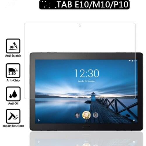 Tempered Glass Screen Protector CASE Film for Lenovo Tab P10 Lenovo Tab M10 TB-X605F TB-X605L Tab E10 Glass