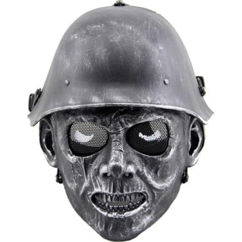 Zombie Tactical Airsoft Full Face Protective Mask Army Military CS Wargame Paintball Hunting Skull Ghost Halloween Party Cosplay