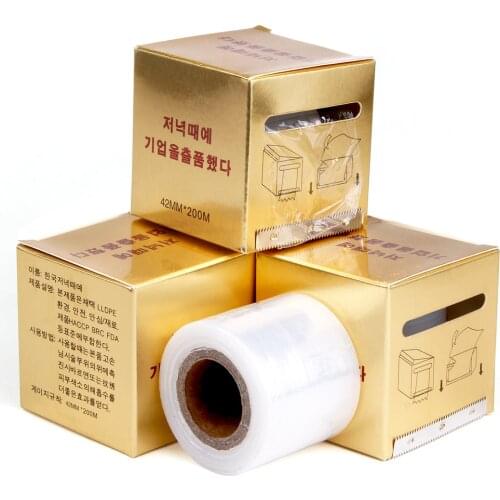 1/2/3 Rolls Tattoo Clear Wrap Cover Preservative Film Disposable Lip Eyebrow Film Tape Permanent Makeup Microblading Accessory