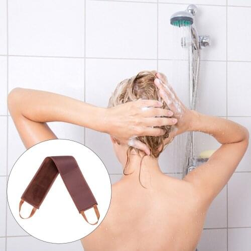 1Pc Body Lotion Painting Tool Belt Oil Lotion Self-wiping Tool Strip (Brown)