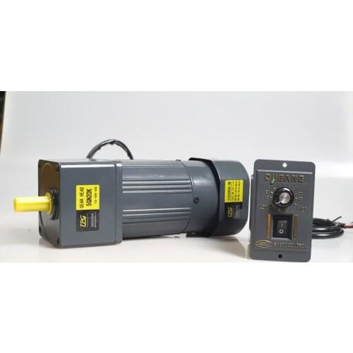 40W brake, speed regulating motor, 220V AC gear reducer motor, high torque, reversible, adjustable speed + speed controller