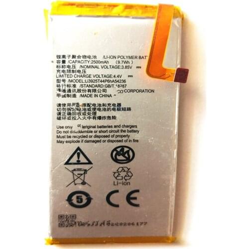 3.85V 2500mAh Li3925T44P6hA54236 cell phone battery For ZTE Blade S7 T920 Battery with Repair Tools