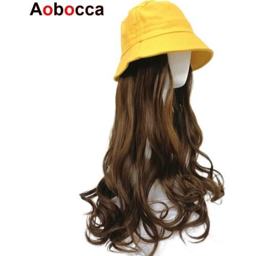 Aobocca Wig Extension Synthetic Corn Hair High Ponytail Long Curly Hair Head Accessory Fluffy Wig For Women