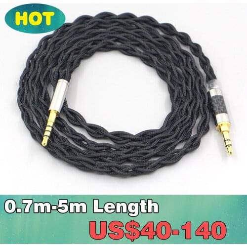Pure 99% Silver Inside Headphone Nylon Cable For Edifier W688BT W800BT W806BT W808BT W830BT W845NB W855BT H880 H850 LN007463