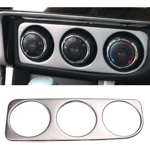 Car Air Conditioning Knob Decorative Panel for 2017 2018 Toyota Corolla 1.2T Levin 185t Car Styling Accessories