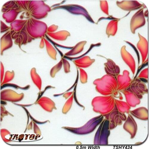 ITAATOP TSY434 0.5M Width 5Sq Transfer Film Flower Water Transfer Printing Hydrographic Films Hydrographics Hydrographics
