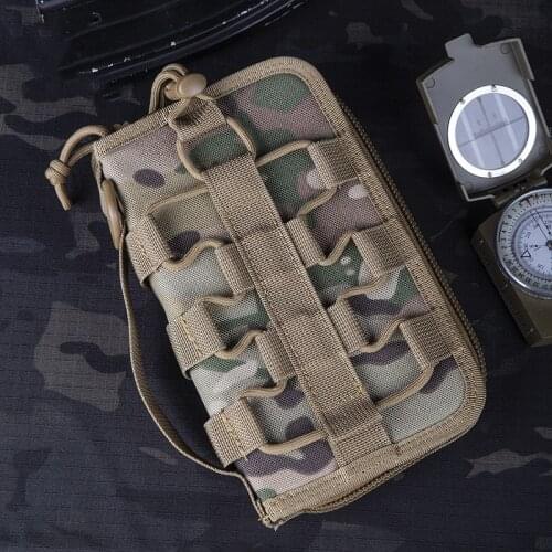Camo Tactical Hand Bag Wallet Outdoor Camping Travel Wearproof Nylon Lightweight Tactics Accessory Bag Military Gear Handbag
