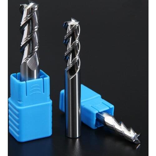 1PCS Endmill HRC50 3 Flute Aluminum Copper Wood Cutter CNC Milling Cutter End Mill 4mm 5mm 6mm 8mm 10mm 12mm 14mm 16mm 18mm 20mm