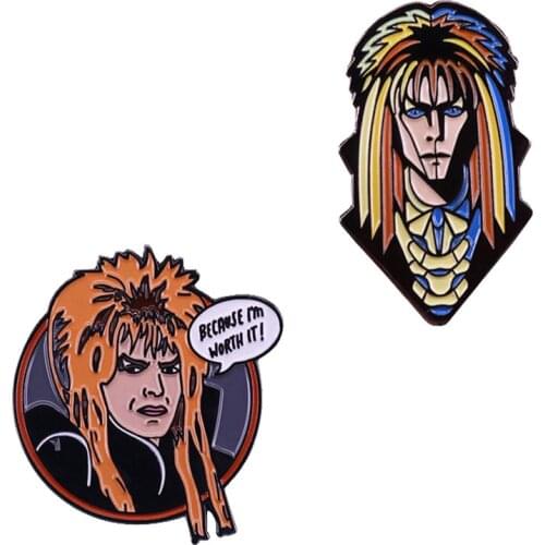 Labyrinth Jareth The Goblin King Lapel Pin Perfect Gift For David Bowie Fans