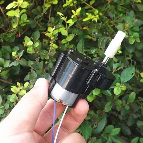 DC 9V DC Gear Motor 7-Shaped Electric Geared Motor 1500rpm Shaft Diameter 4mm Micro Reductor Motor Speed Reduction Gear Motor