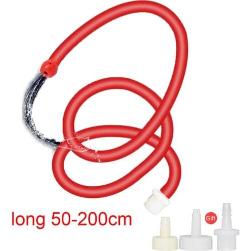50-200cm Long Anal Cleaner Plug Silicone Vaginal Anus Cleaning Anal Plug Enema Adult Sex Toys For Women Men