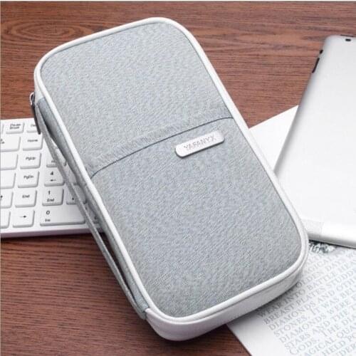 Travel Passport Storage Bag Credit Card Ticket Organizer Case Oxford Documents Bag ID Card Holder Wallet