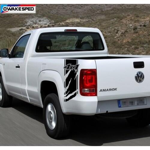 Pick-up Car Tail Trunk Side Decor Sticker 4x4 OFF ROAD Vinyl Decals For Volkswagen-Amarok Auto Customized Accessories