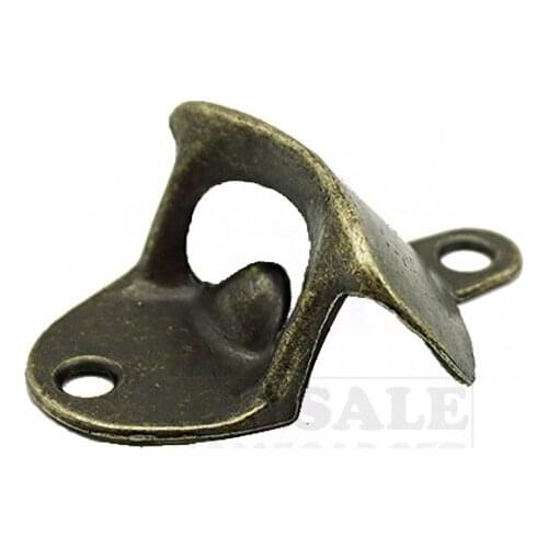 Vintage Zinc Alloy Wall Mounted Beer Bottle Opener For Home Kitchen Party Bar Necessary Bottle Opener Bronze Color