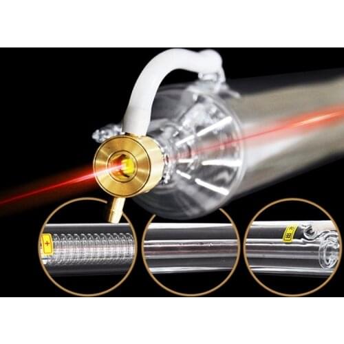 0133 Veci 30w CO2 laser tube Metal Head Laser Tube 40W 50W 60W 80W 100W 130W 150W
